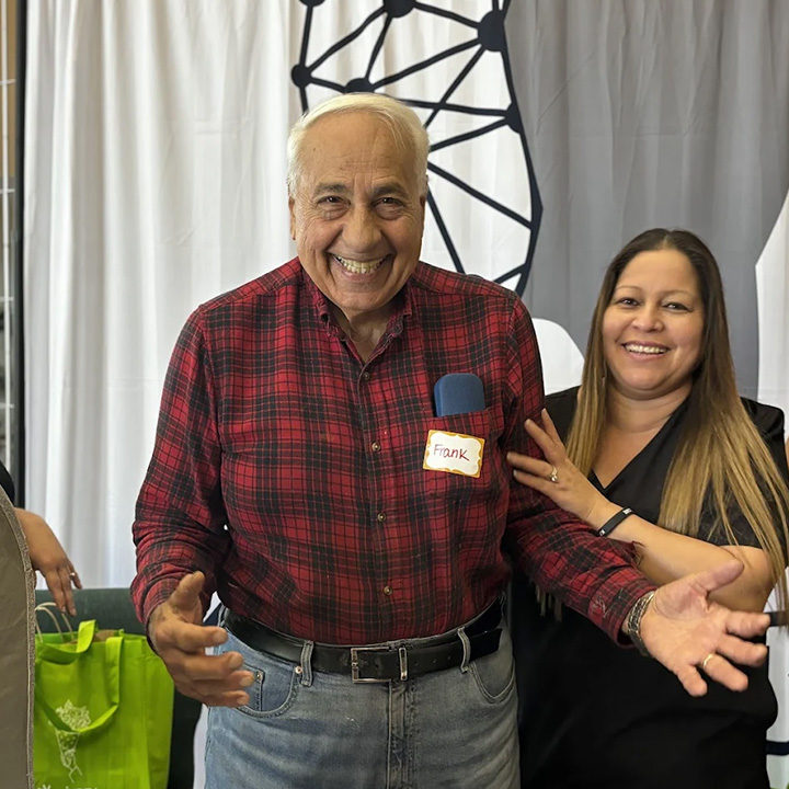 Happy patient after receiving emergency dental treatment in Stafford, VA