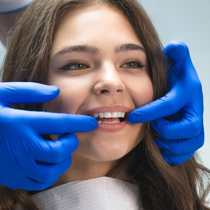 Patient feeling confident with improved smile after veneer treatment in Stafford, VA